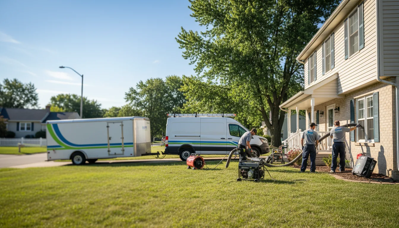 Flooded Basement Restoration And Cleanup With Repair in Cromwell, MN near me